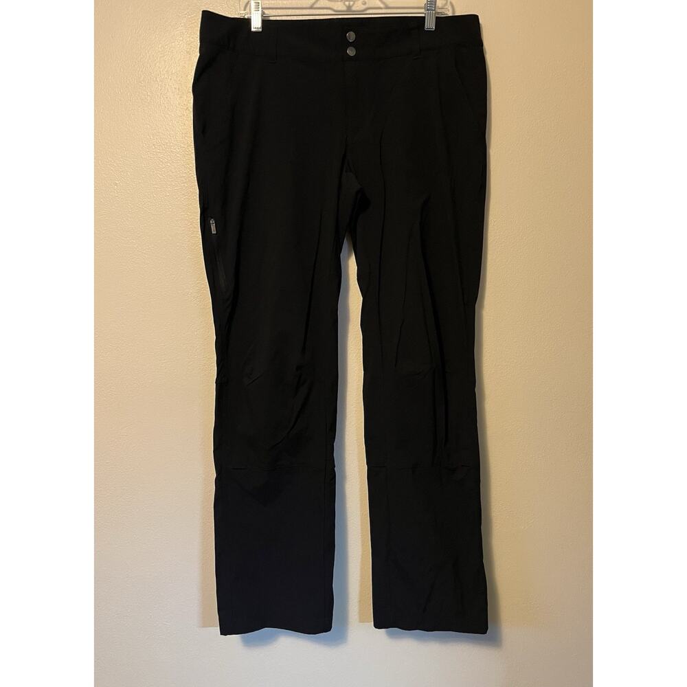 Columbia Trail Pant Womens 16 Black Omni-Shield Roll Up Classic Hiking Gorpcore